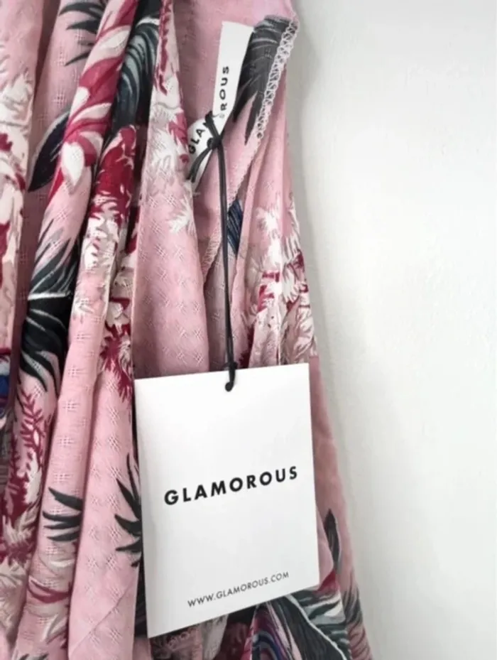 🌸 Magnifique haut en Chauve-souris / rose à fleur Glamorous T/S 🌸 - photo numéro 5