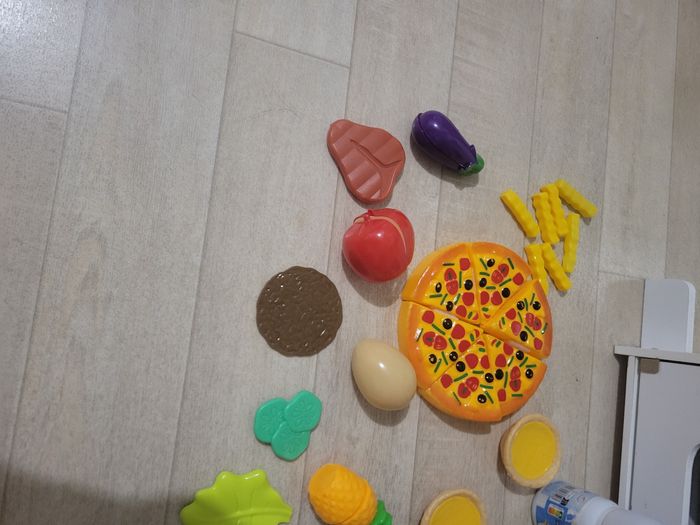 Cuisinière en bois avec accessoires - photo numéro 7