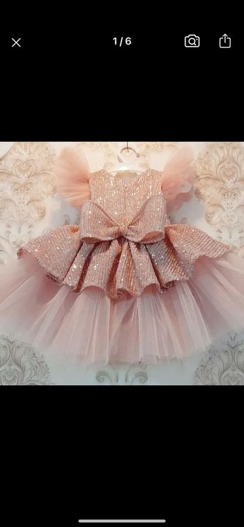 robe sequin rose fille 3 ans