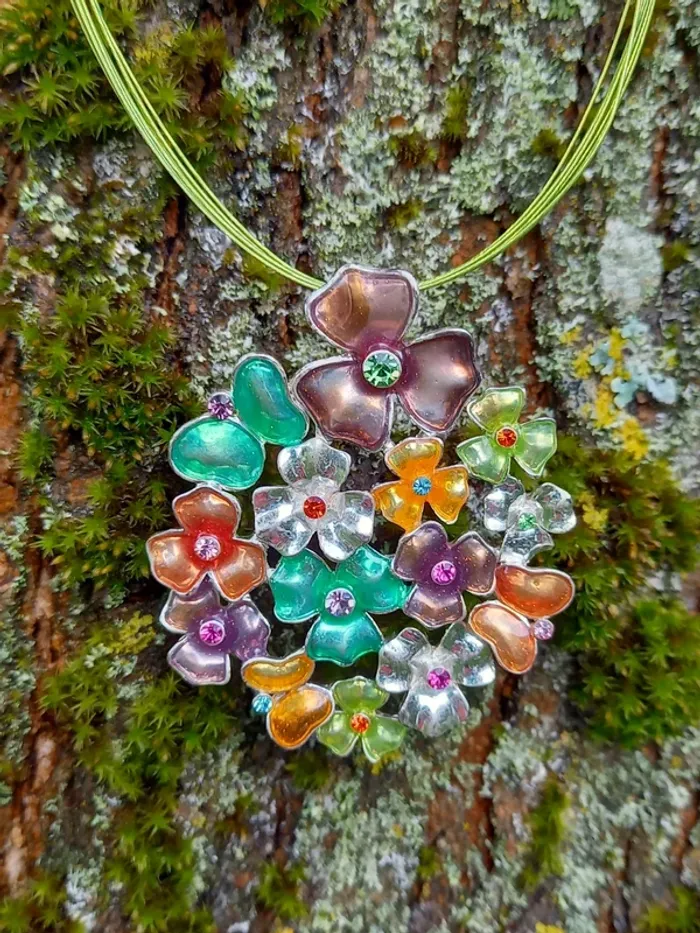 Collier vintage floral ikita