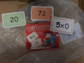 carte multiplication 