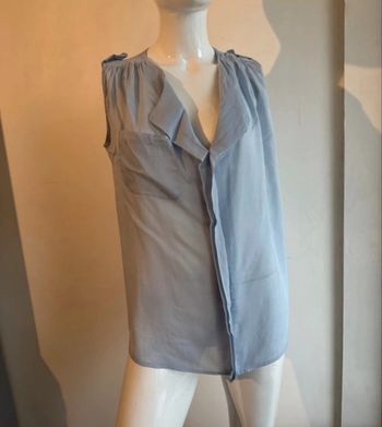 Blouse bleu ciel 