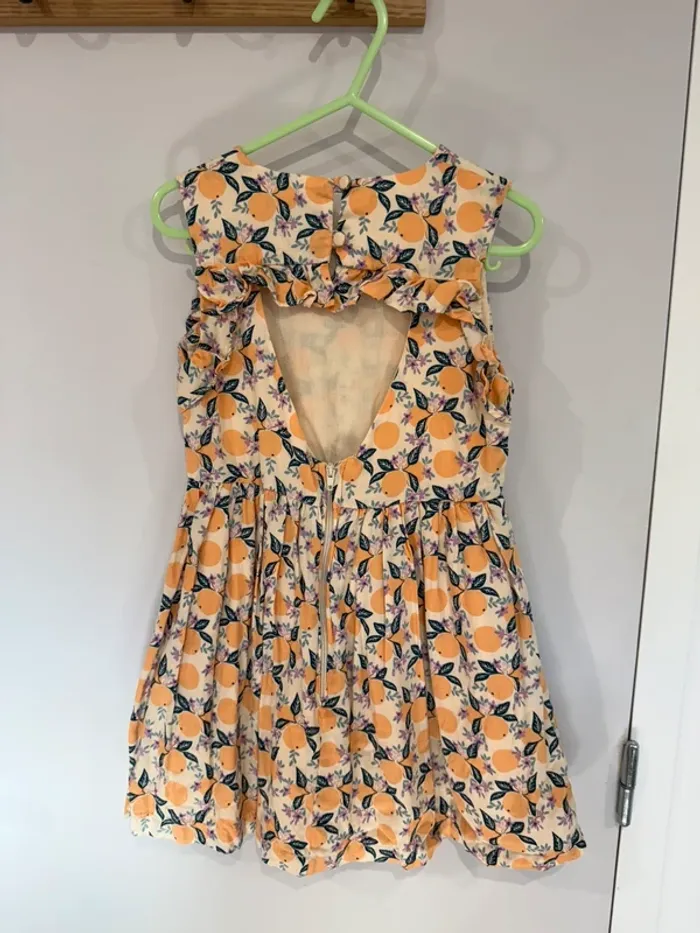 Magnifique robe thème pêche 🍑 - taille 4 ans - photo numéro 3