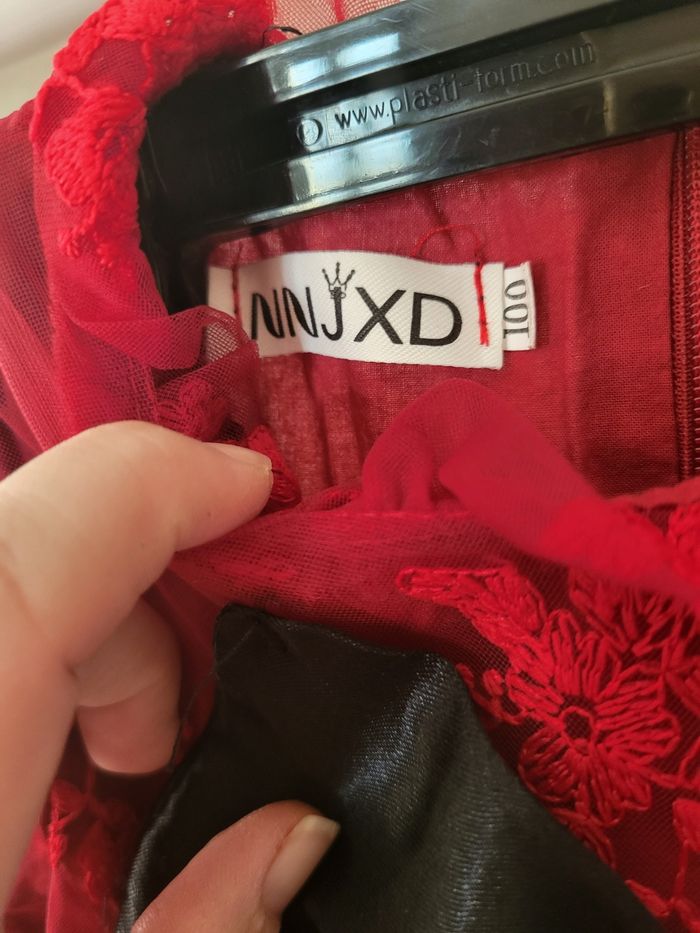 Robe rouge de fete/ cérémonie en 18/24 mois