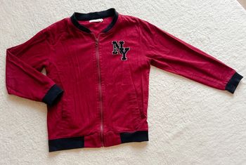 Veste zippée storytelling bordeaux 10 ans