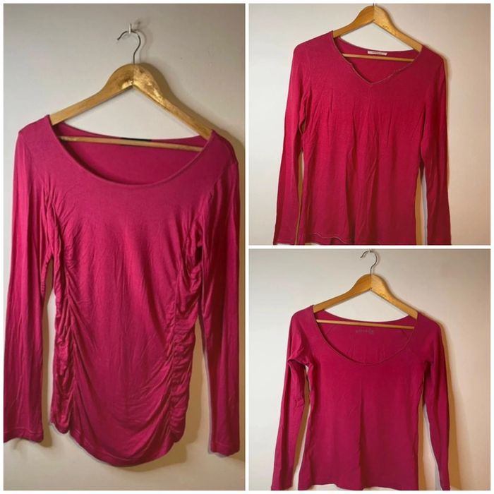 Lot de 2 tee shirts manches longues et 1 Sweat taille 38