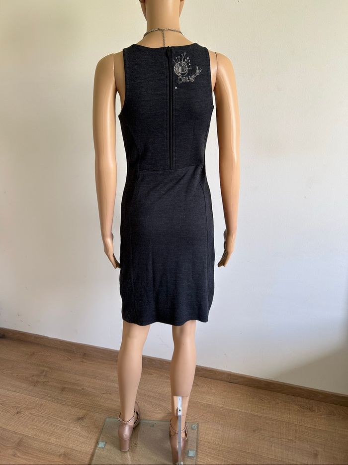 Robe grise et bleue sans manches Desigual taille XS bon état - photo numéro 6