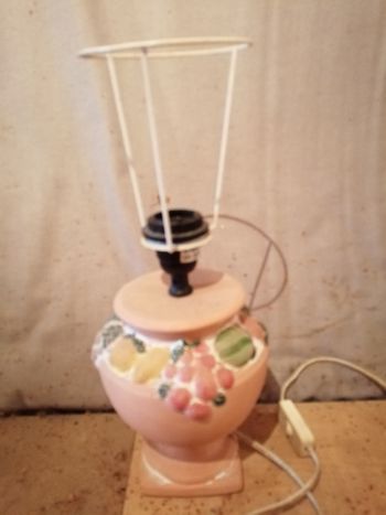 pied de lampe saumon