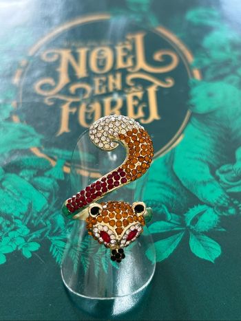 Bague, renard, fantaisie