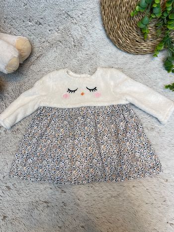 Robe bi matière blanche - Du pareil au même 