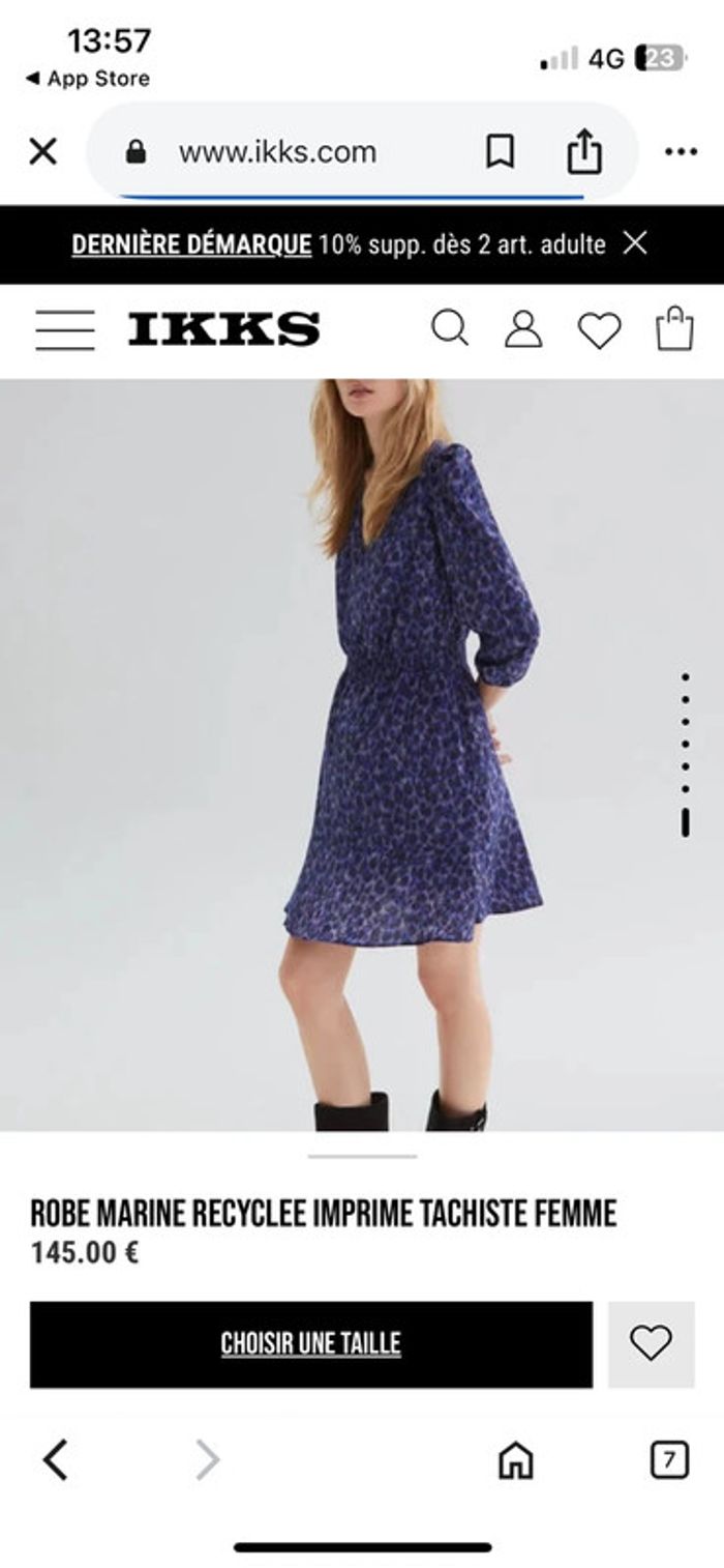 Robe IKKS dimension taille 44 - photo numéro 7