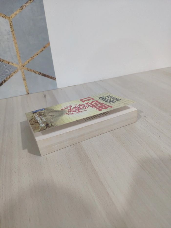 Livre poche le signe Khoury auteur dernier templier - photo numéro 3