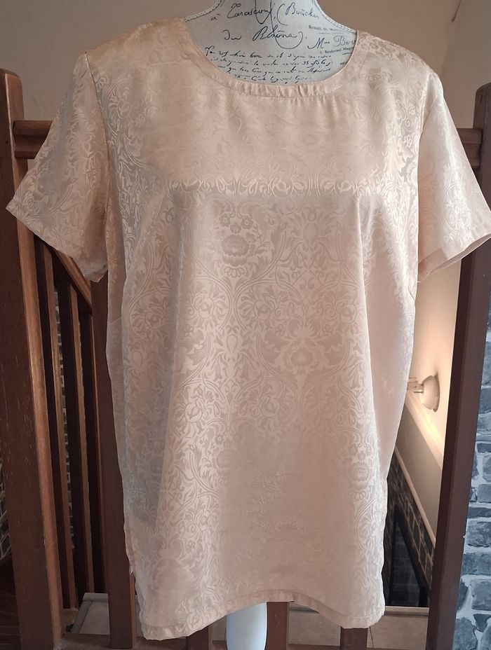 Blouse fluide dorée - photo numéro 1