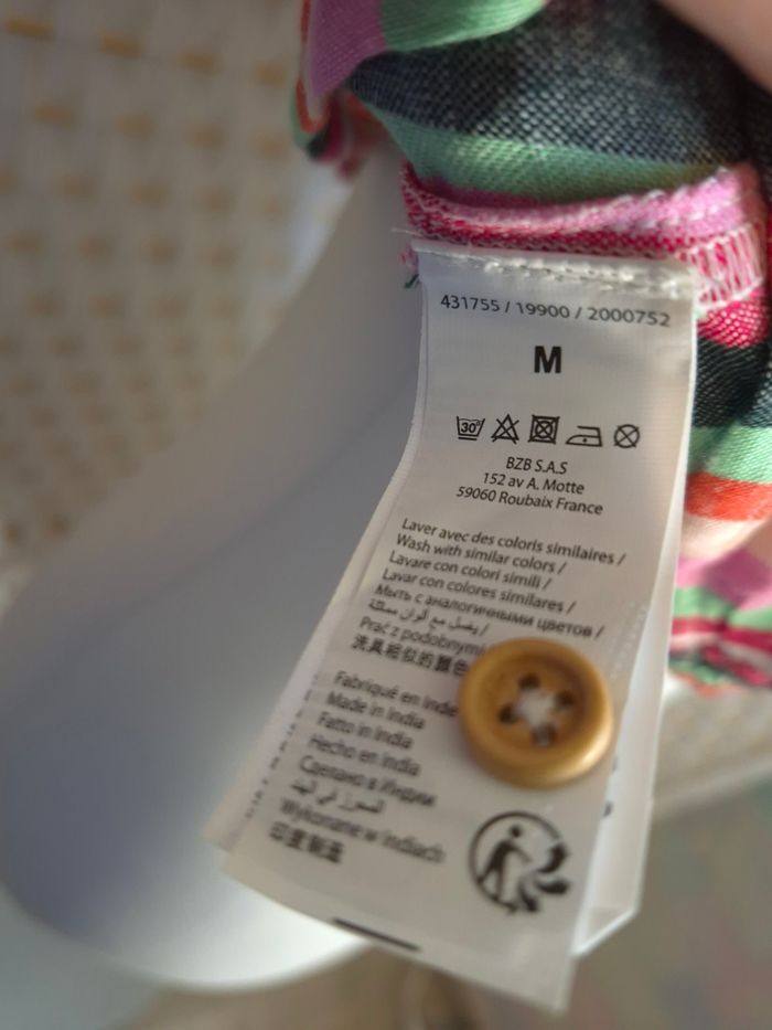 🌈joli top crop rayé multicolore BZB femme TM / 38 - photo numéro 8