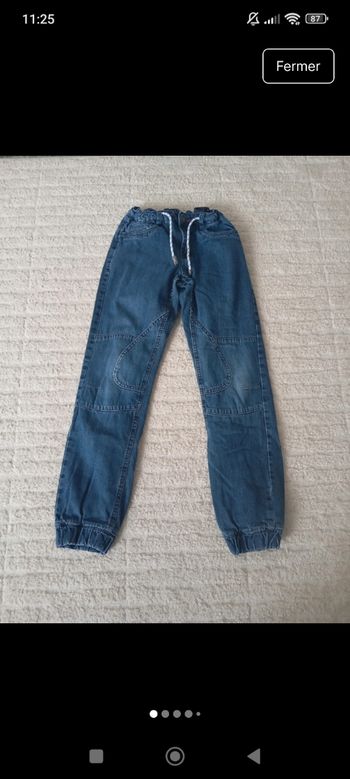 Jeans doublé polaire 12 ans