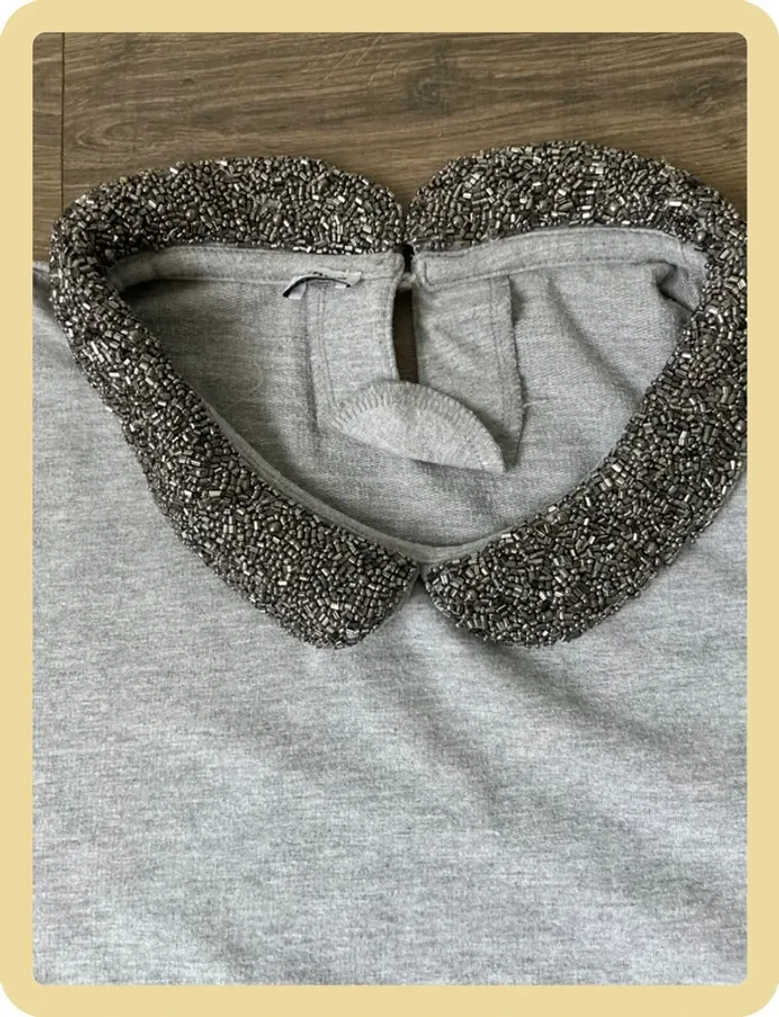 Pull col perles - photo numéro 2