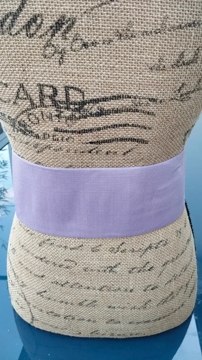 Ceinture élastique lilas 75 cm femme - photo numéro 5