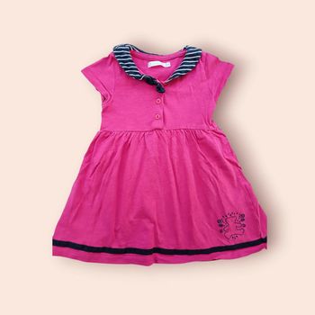 🔸Robe Fushia Fille Lulu Castagnette 24 Mois🔸
