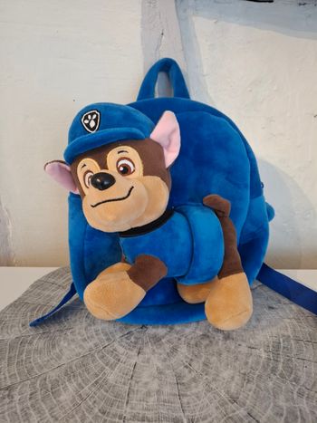 Sac à dos à peluche Pat'Patrouille