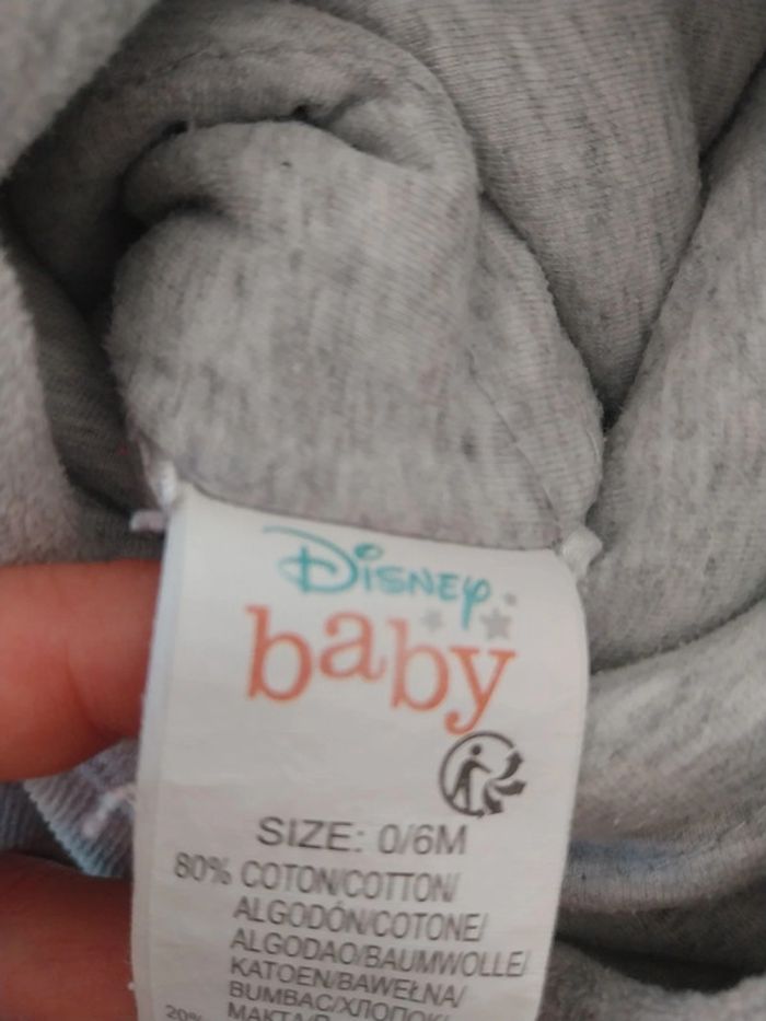 Gigoteuse turbulette naissance Disney Dumbo chaude à manches amovibles - photo numéro 4