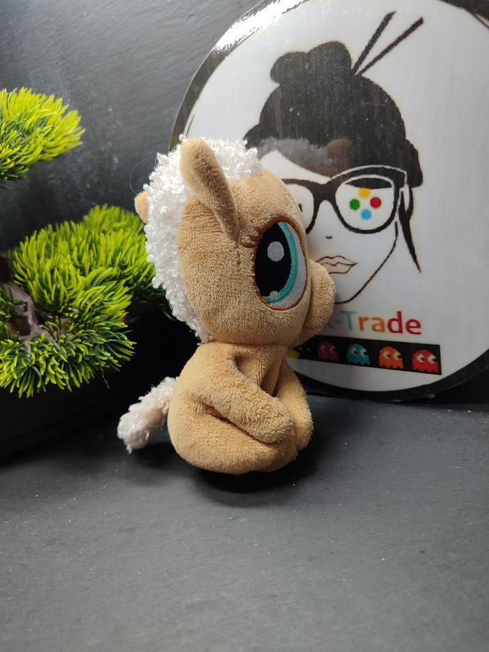peluche plush horse cheval marron aimant beige blanc Lps my Littlest Petshop - photo numéro 2
