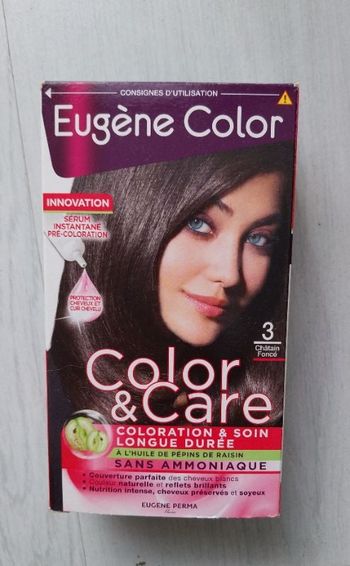 Coloration durable 8 semaines Eugène Color châtain foncé