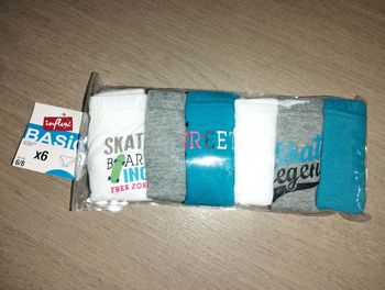 Lot de 6 slips coton garçon neufs