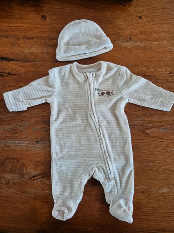 Pyjama primark beige mixte taille naissance