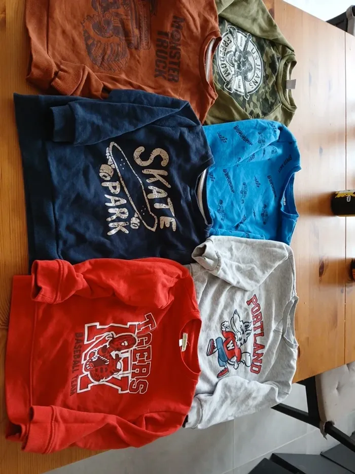 Lot de 6 pull 5 ans
