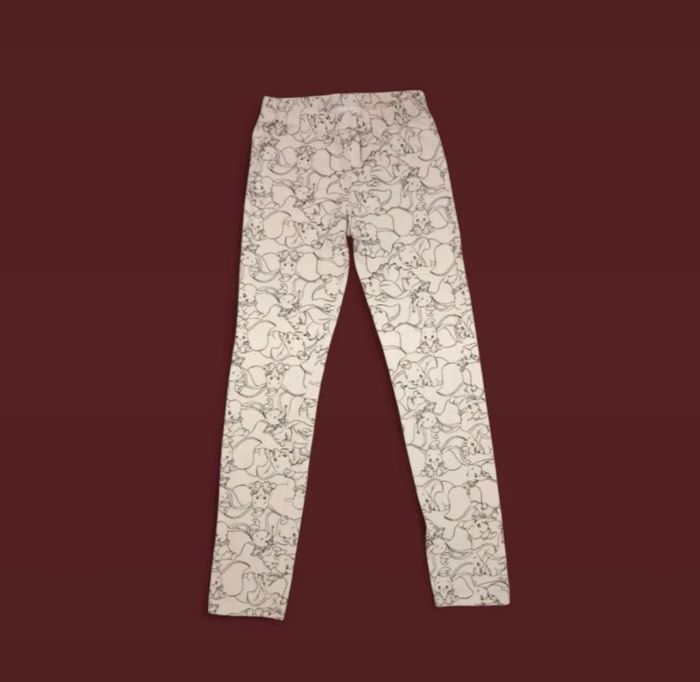 Legging Dumbo rose pâle 6/8 ans
