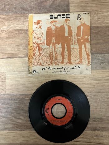Vinyle 45 tours-Slade-Get dans win and get with it