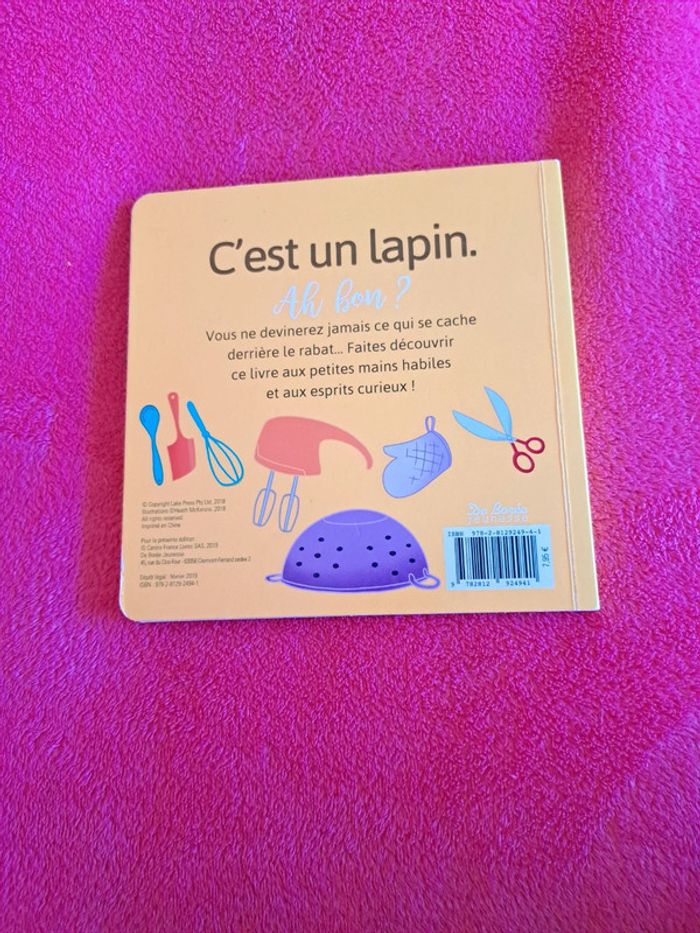 Livre à rabats C'est un lapin - photo numéro 2