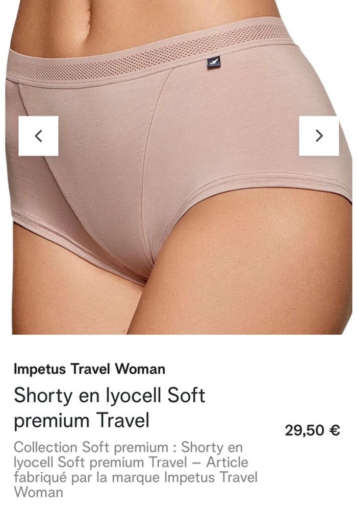 Shorty rose poudré neuf Impetus - photo numéro 7