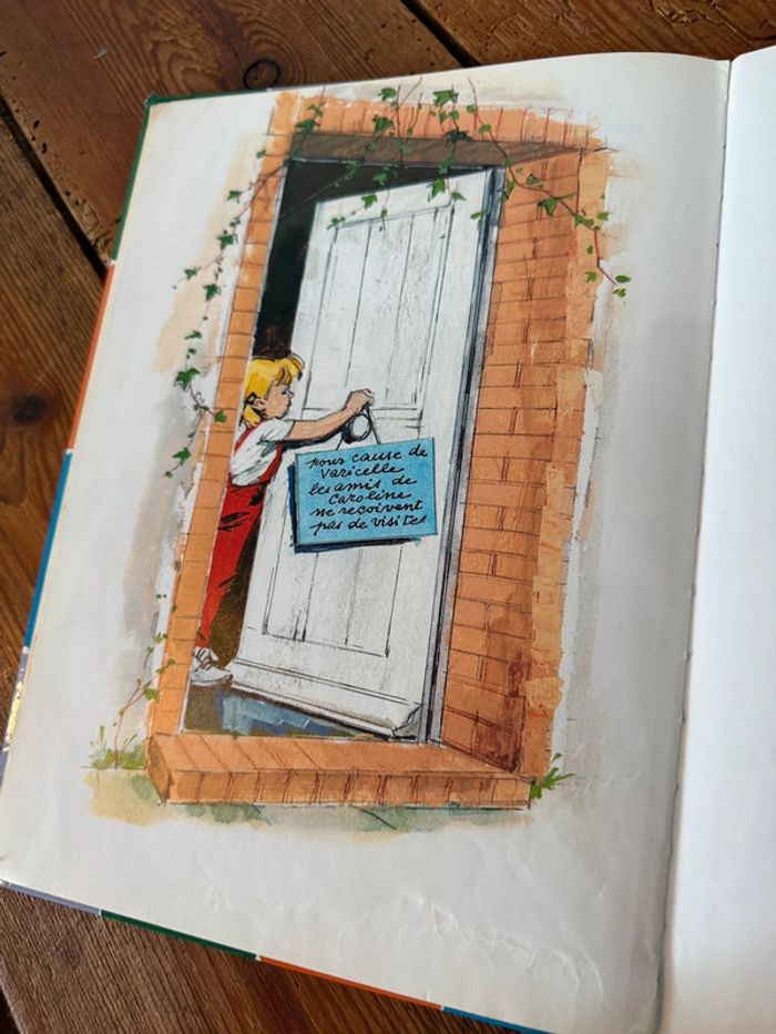 État moyen - Livre Caroline et la Varicelle édition damiers bd album multicolore - photo numéro 9