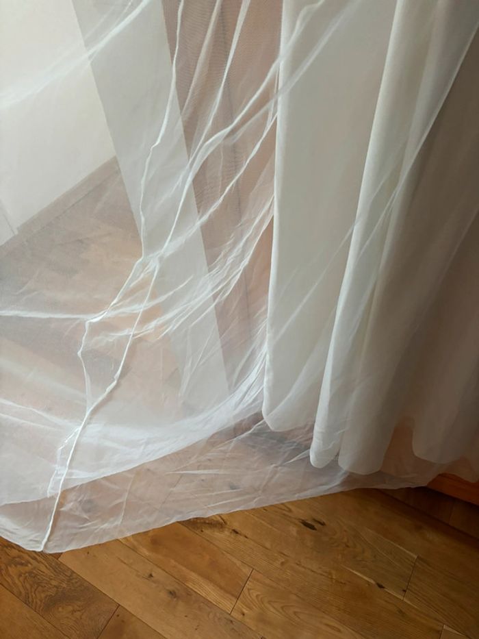 Robe de mariée bohème ou cocktail blanche 42 - photo numéro 7