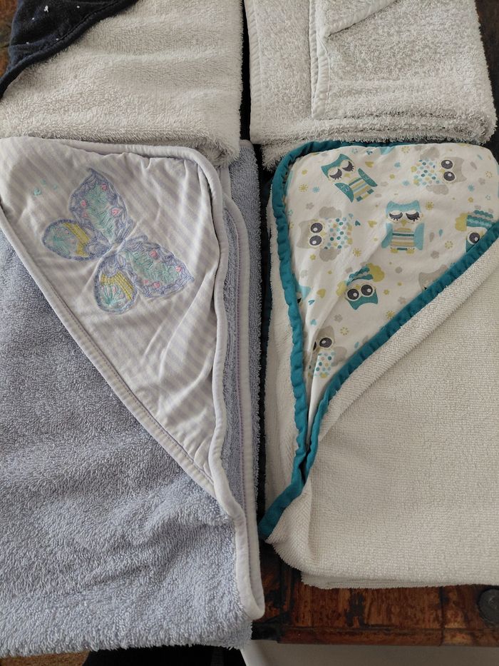 Lot 6 capes de bain - photo numéro 2