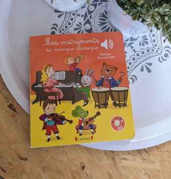 Livre sonore instruments de musique 