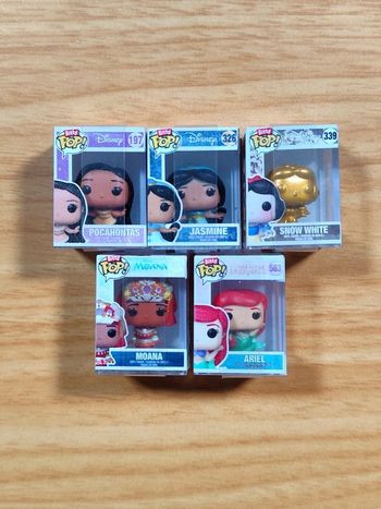 Lot 5 Bitty Pop! Disney Princess – Collection Royale