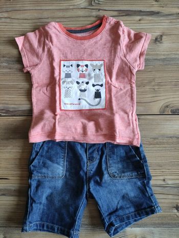 Ensemble maillot manches courtes et pantalon
