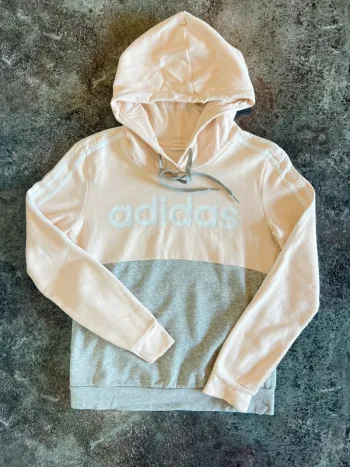 Sweat capuche sport femme Adidas taille S Sudadera deportiva mujer Felpa donna Kapuzenpulli Damen