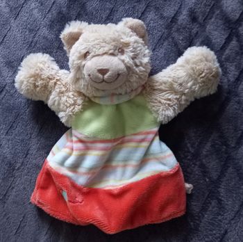 Doudou marionnette Chat - papillon - Noukie's