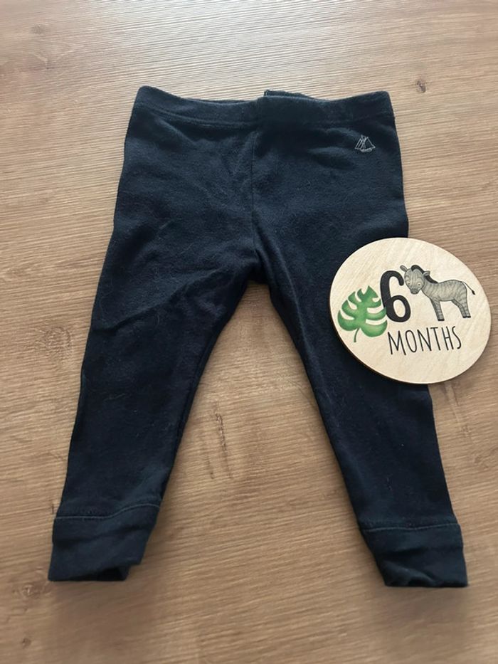 Legging bleu marine Petit Bateau