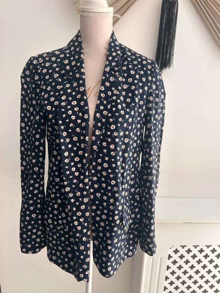 Veste blazer fleurie promod 40