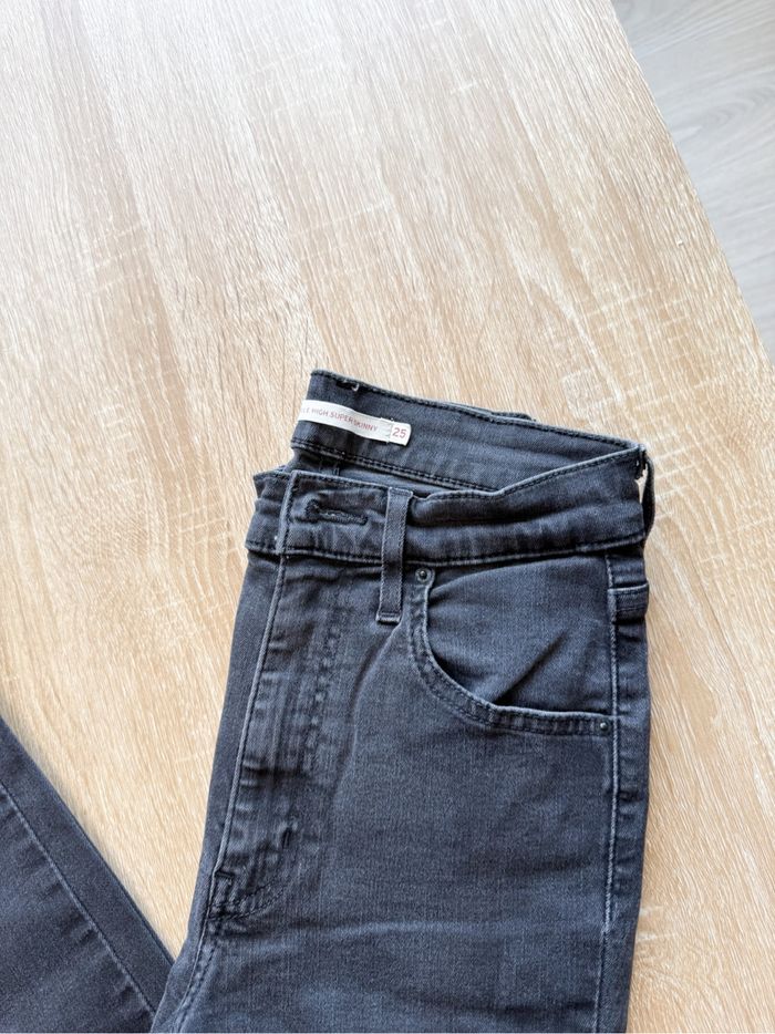 Jean slim taille haute noir levi’s taille 34 XS - photo numéro 3