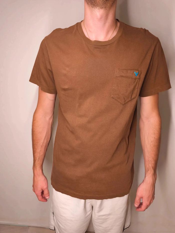 T-shirt American Eagle Homme Taille M Marron