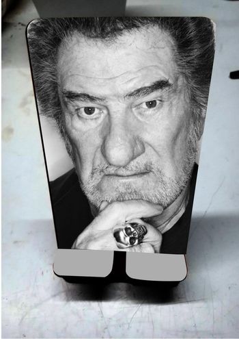 support téléphone motif eddy mitchell neuf