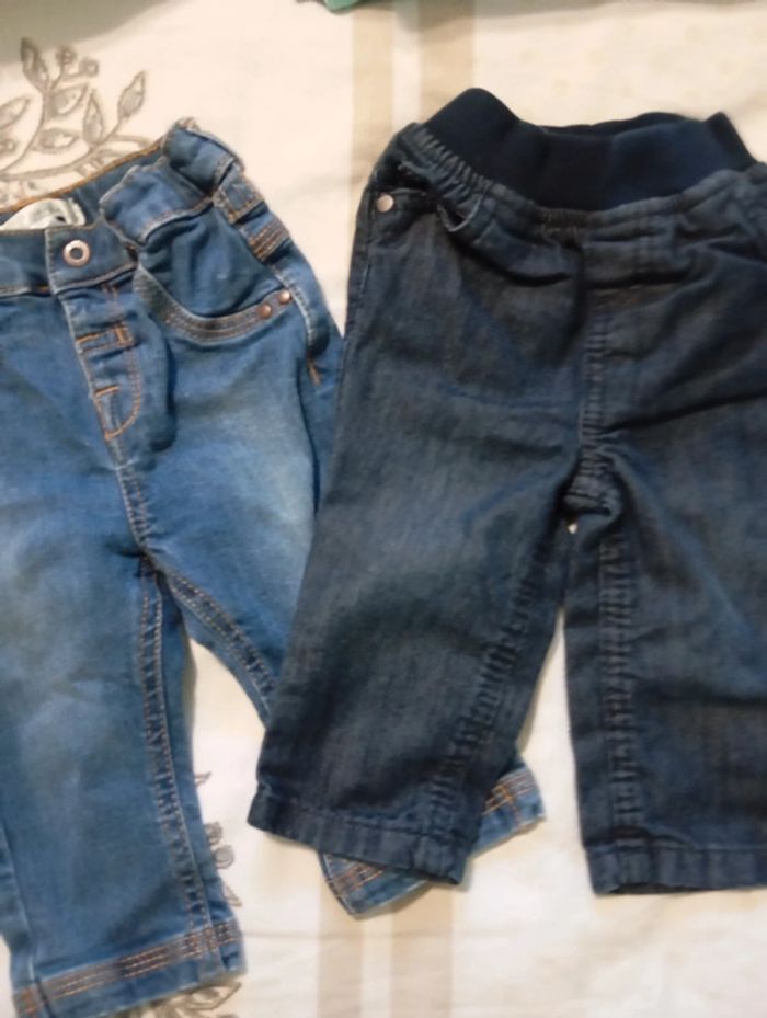Lot pantalons 6 mois - photo numéro 2