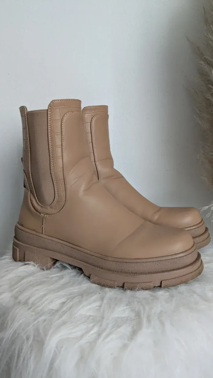 Bottines camel - photo numéro 3