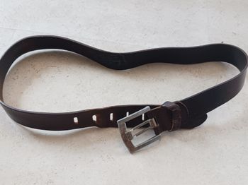 ceinture en cuir marron 112 cm Bnb Dans