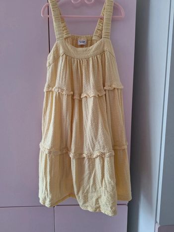 Robe été jaune TAO 8 ans